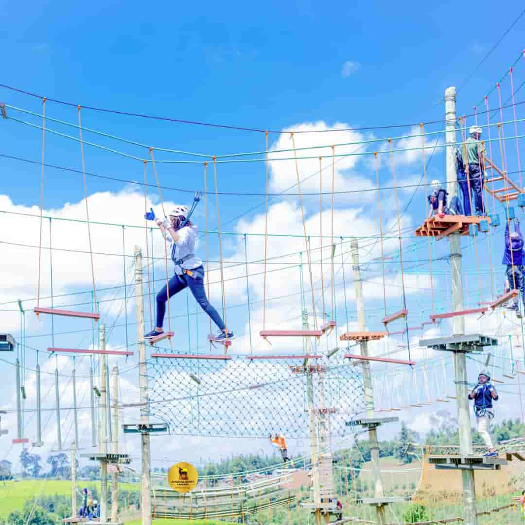 High Ropes Challenge + Zipline For Two